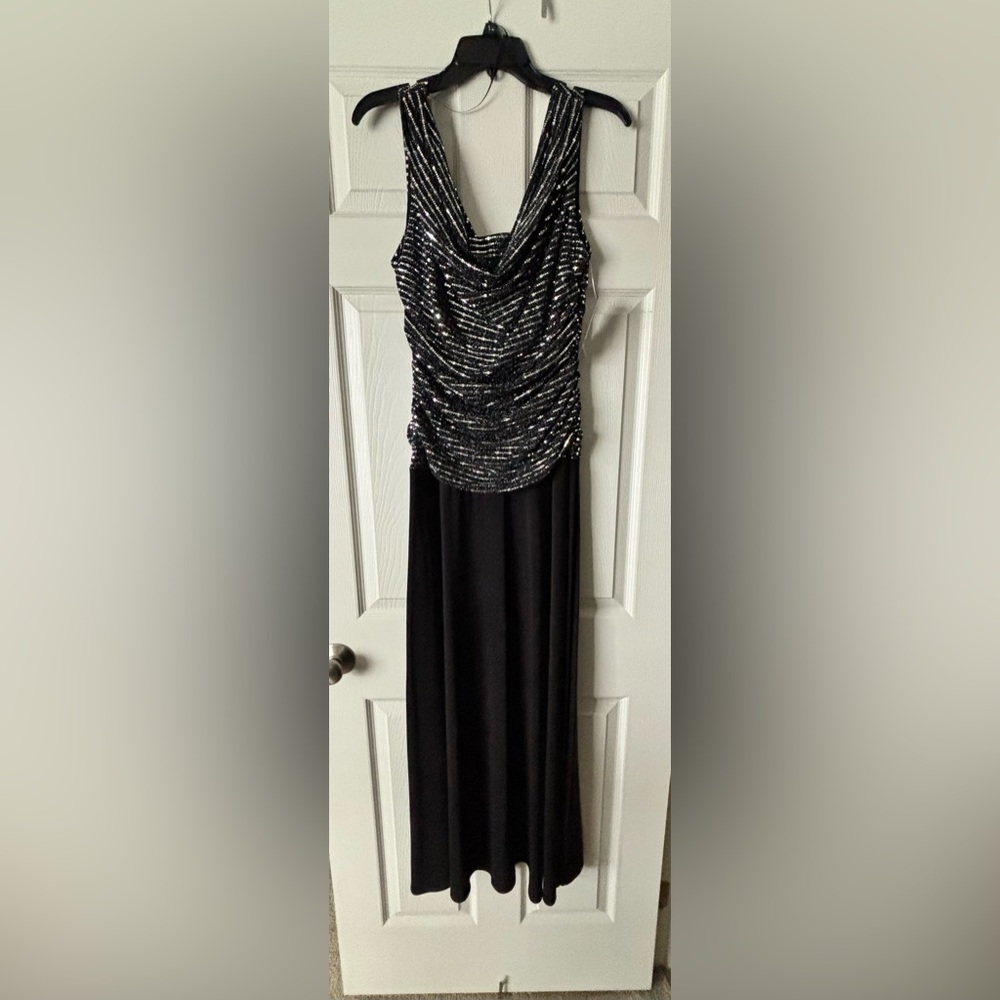 R&M Richards full length formal dress NWT